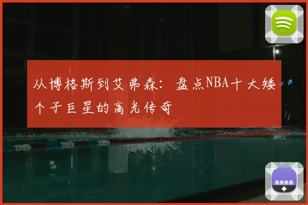 从博格斯到艾弗森：盘点NBA十大矮个子巨星的高光传奇